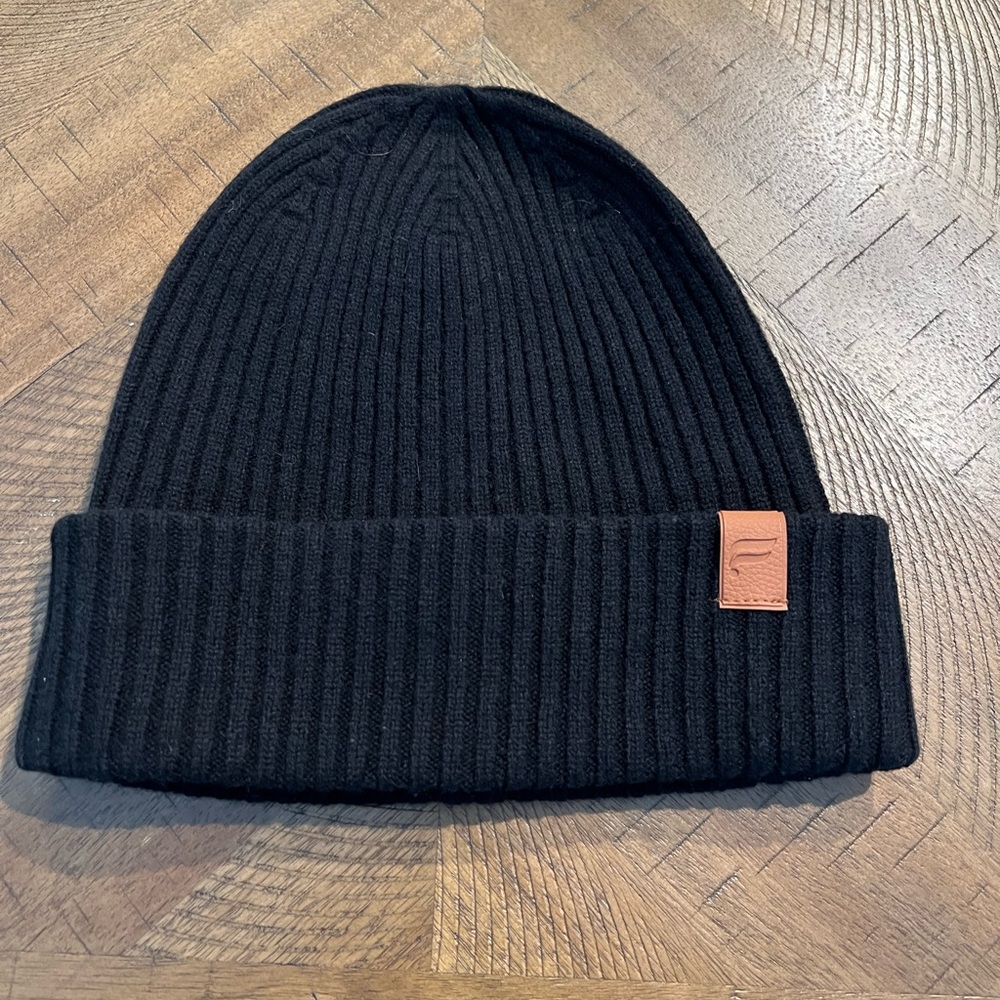 Fabletics Black Wool Blend Beanie